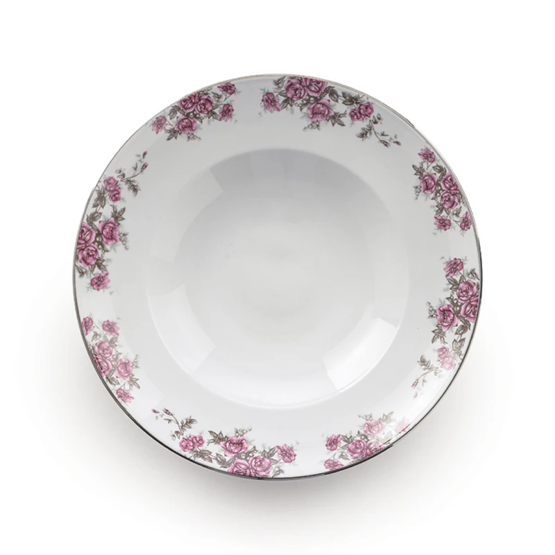 بشقاب چینی زرین ایران مدل ظرف پاستا گود ایتالیا 30 آران درجه عالی