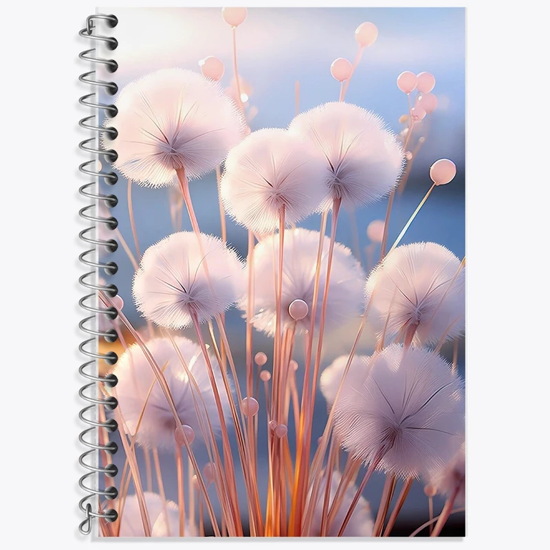 دفتر زبان 50 برگ خندالو مدل سه خط طرح قاصدک کد F1822