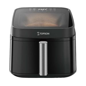 سرخ‌کن هواپز 6 لیتری تاپسون AF-T1065 با توان 1700 وات، دمای 80 تا 200 درجه، تایمر 60 دقیقه‌ای، بیش از 7 برنامه پخت و شست‌وشوی اقلام جانبی در ماشین ظرفشویی