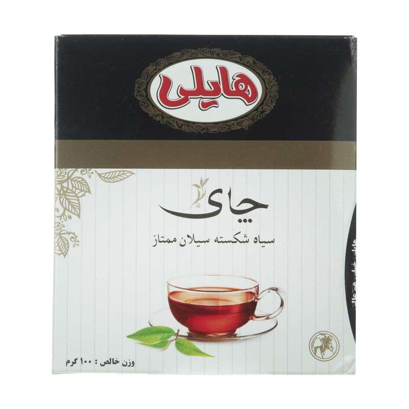 چای سیاه سیلان ممتاز هایلی - 100 گرم-بسته 24 عددی