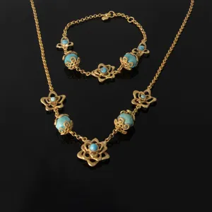 نیم ست نقره زنانه کد 67012