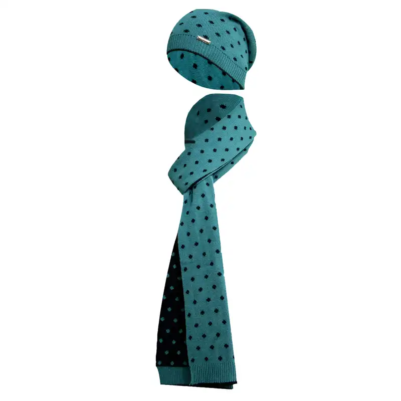 ست کلاه و شال گردن بافتنی سام مدل 314