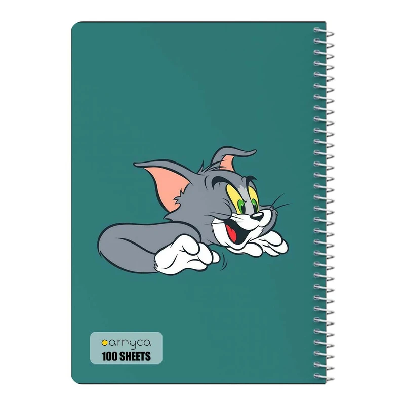 دفتر مشق 100 برگ سیمی کارنیکا طرح تام و جری tom & jerry کد 93418