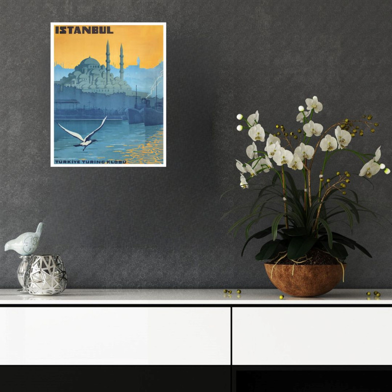 پوستر مدل سفر نقاشی  ترکیه 