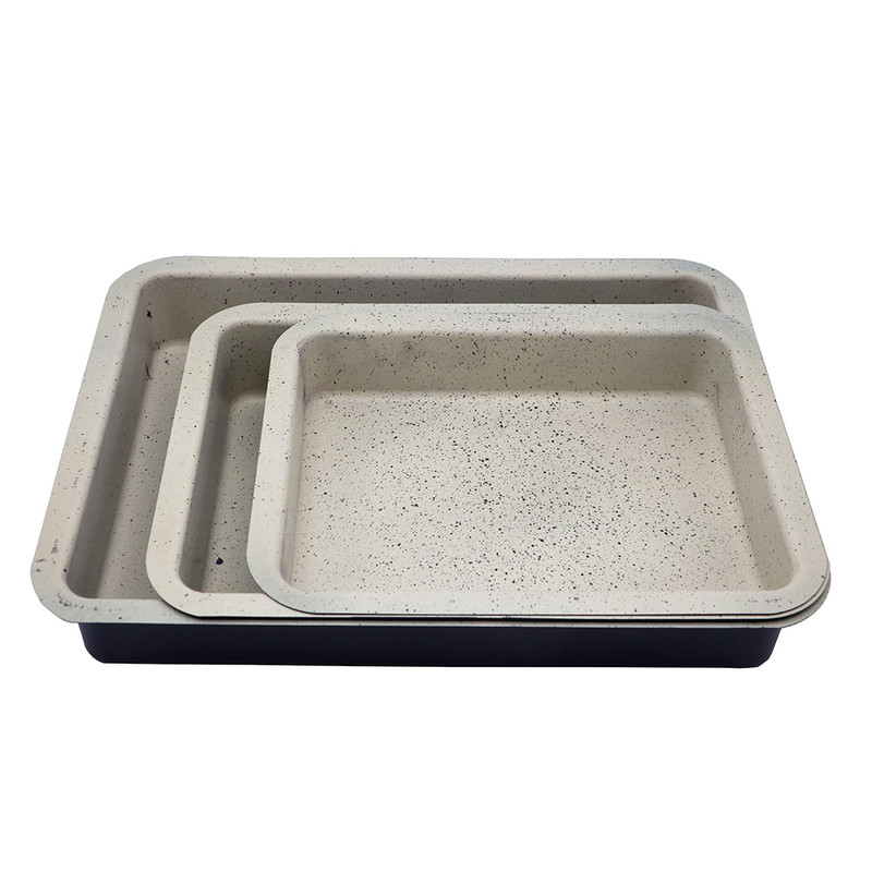 ست 3 پارچه تابه مدل مستطیل