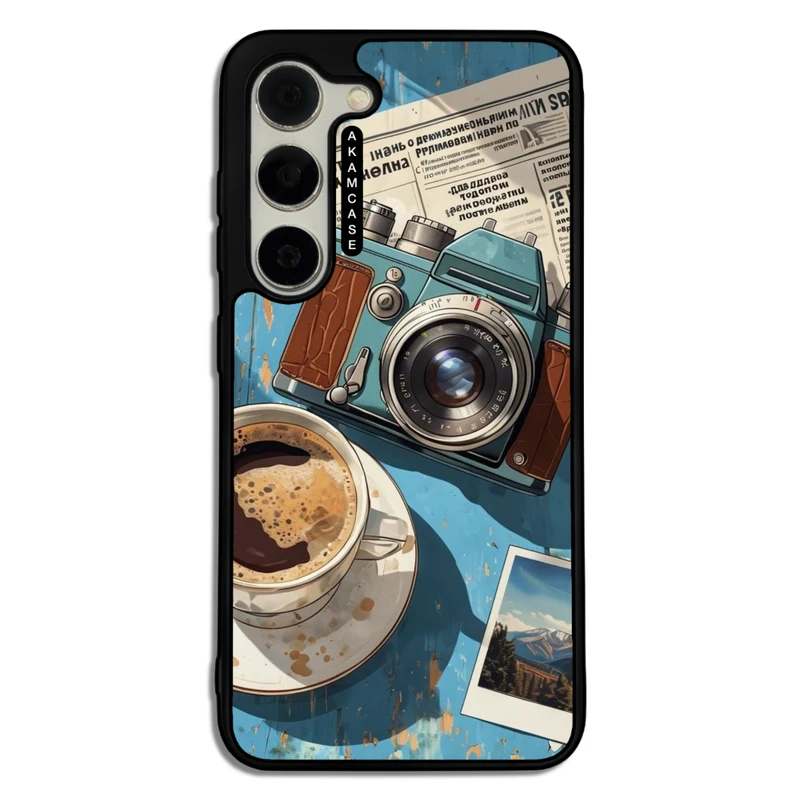 کاور آکام مدل AMC-WSGS23-COFFEE-1 مناسب برای گوشی موبایل سامسونگ Galaxy S23
