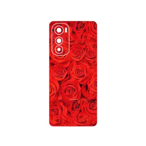 MAHOOT Red_Flower Cover Sticker for Motorola Edge 30