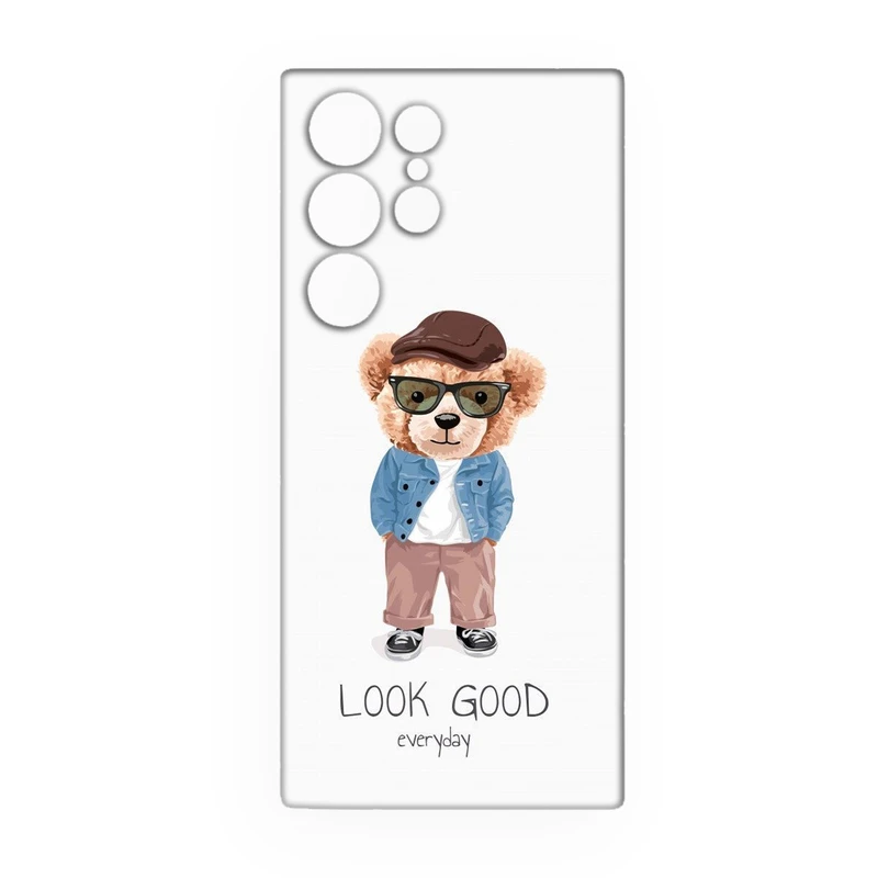 کاور طرح خرس کد 35 مناسب برای گوشی موبایل سامسونگ Galaxy S21 Ultra