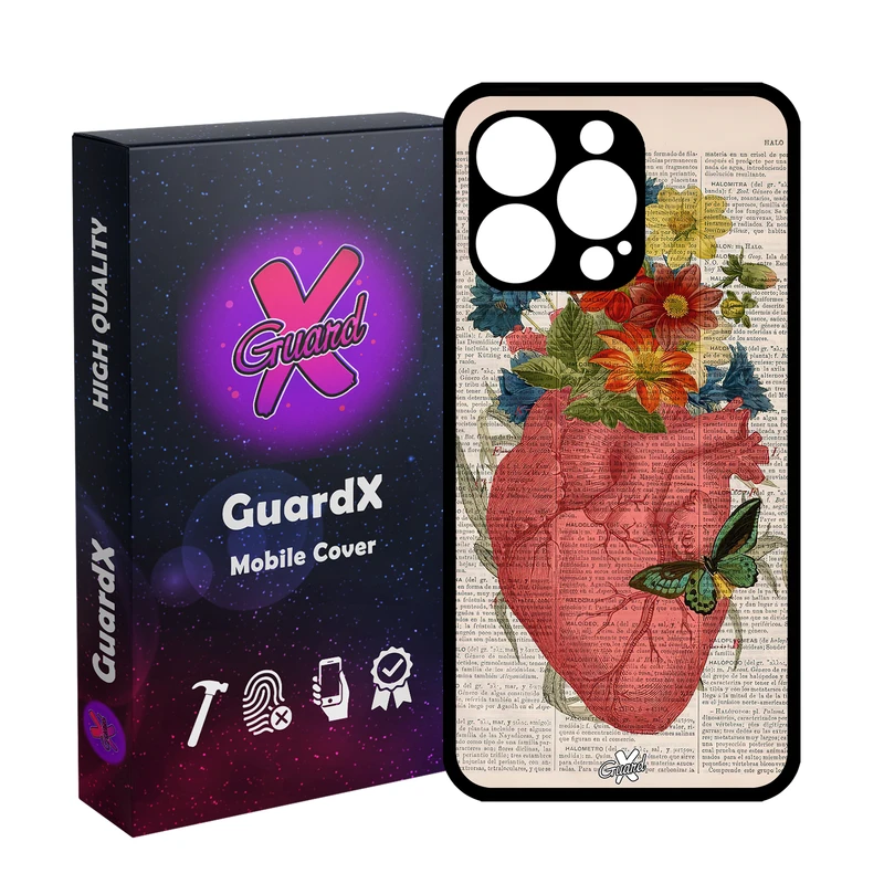 کاور گارد ایکس طرح قلب مدل Glass10505 مناسب برای گوشی موبایل اپل iPhone 13 Pro