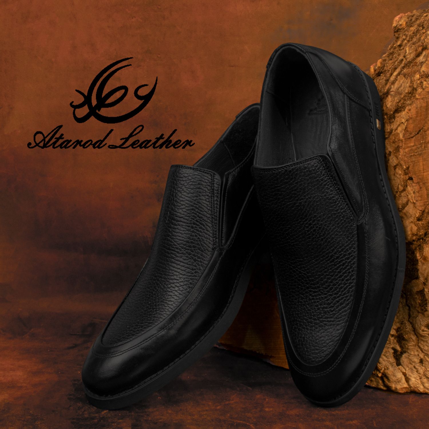 کفش مردانه چرم عطارد مدل SH09 -  - 21