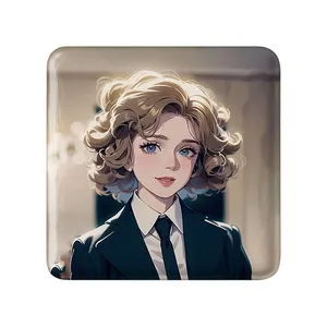 مگنت خندالو مدل دختر مو فرفری کد 28794