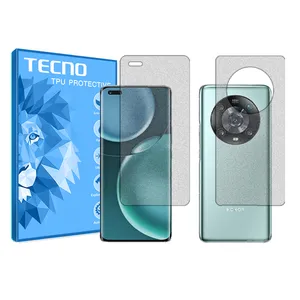 Matte techno screen protector HyMTT model suitable for the Honor Magic4 Pro mobile phone along with the back of the phone