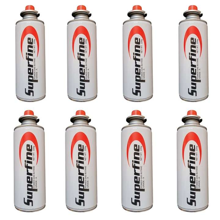 کپسول گاز 220 گرمی سوپرفاین مدل MS8 بسته 8 عددی