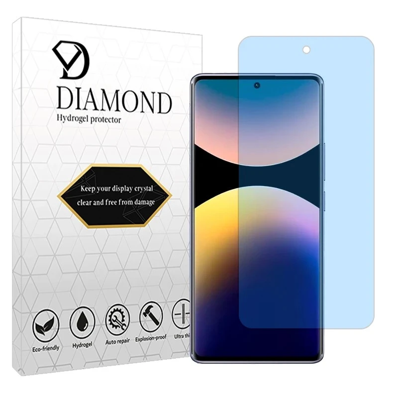 محافظ صفحه نمایش آنتی بلو دیاموند مدل هیدروژلی مناسب برای گوشی موبایل شیائومی Poco M8 Pro