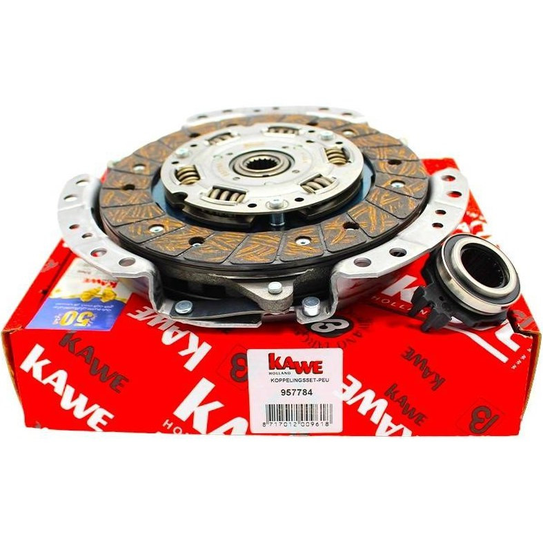 کیت کلاچ کَوه مدل 6 فنر پِری دمپر به همراه بلبرینگ کلاچ مناسب برای سمند (EF7) و دنا (EF7)