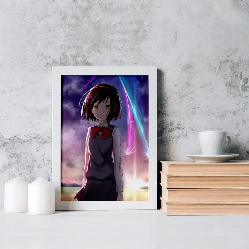 تابلو خندالو مدل میتسویا میامیزو انیمه یورنیم نام تو کد 16280