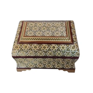 جعبه جواهرات خاتم کاری مدل داخل جیر K013
