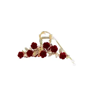 کلیپس مو زنانه مدل گل های بهار