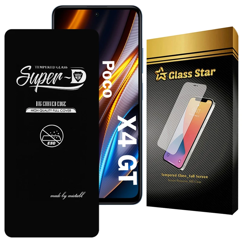 محافظ صفحه نمایش گلس استار مدل SUPERDNS مناسب برای گوشی موبایل شیائومی Poco X4 GT