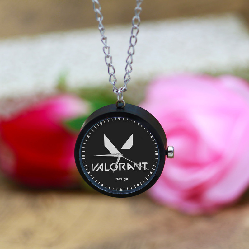 ساعت گردنبندی عقربه ای ناکسیگو مدل Valorant کد NF13610 ساعت گردنبندی عقربه ای ناکسیگو مدل Valorant کد NF13610