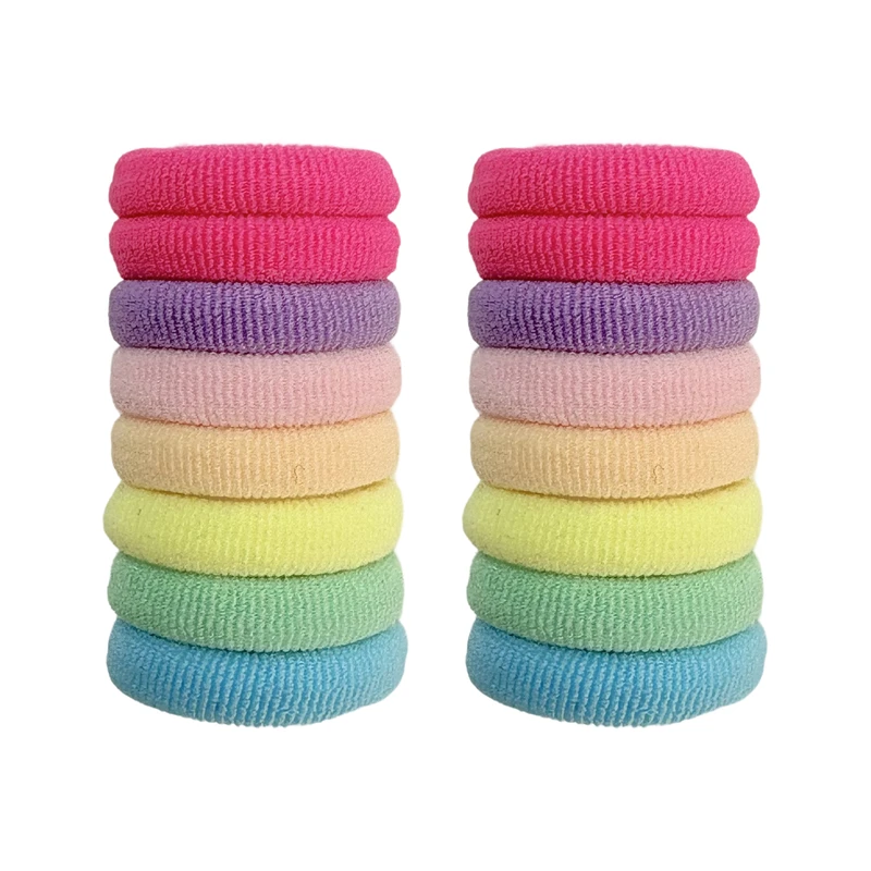 کش مو زنانه مدل فسقلی پاستلی مجموعه ۱۶ عددی