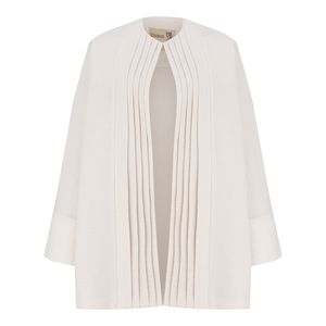 مانتو زنانه السانا مدل جوانه کد 223909 رنگ شیری