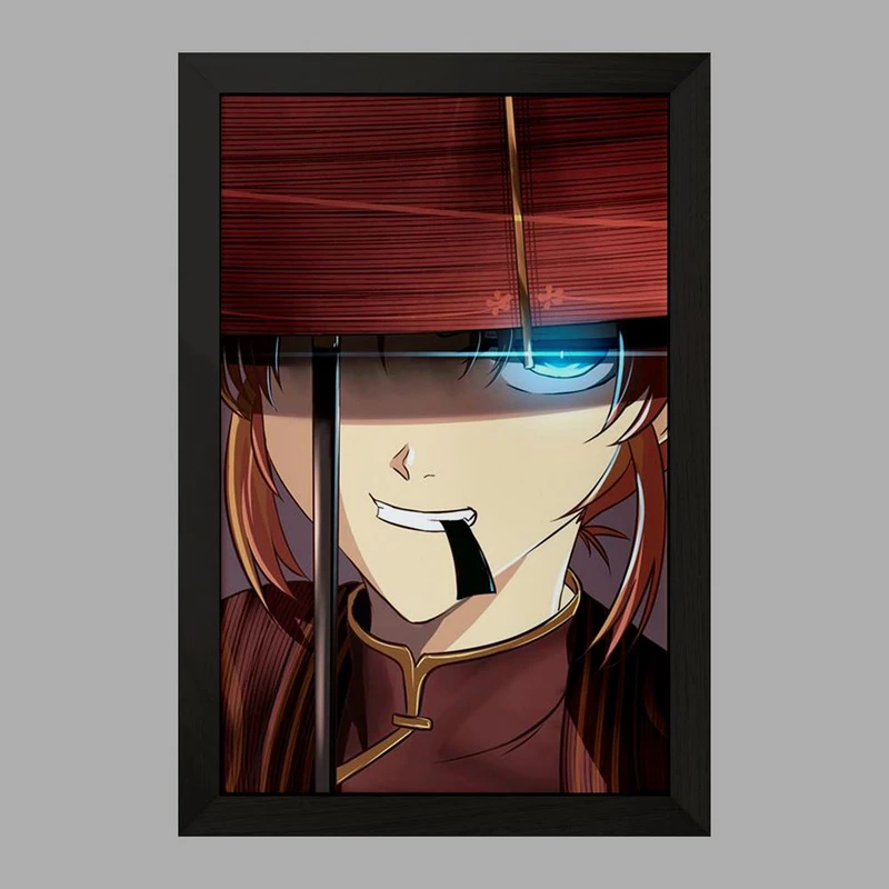 تابلو خندالو مدل کاگویا انیمه گینتاما  کد 12959