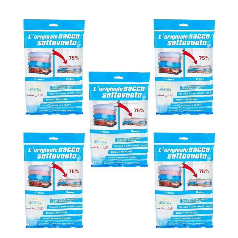 کیسه وکیوم مدل  50×60-BP کاهش حجم بسته 5 عددی