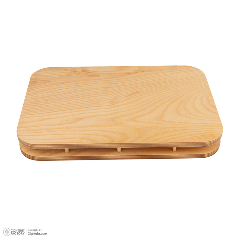 سینی بدون دسته مدل مستطیل طرح سبد سایز 36x24 سانتی متر