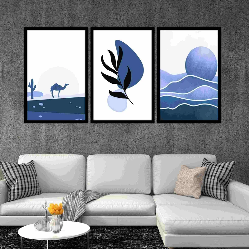 تابلو بکلیت طرح مینیمال و مدرن مدل  B-bu3003 مجموعه 3 عددی 