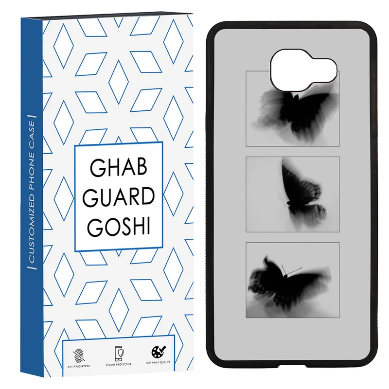 کاور قاب گارد گوشی طرح پروانه کد TPU-178 مناسب برای گوشی موبایل سامسونگ Galaxy A7 2016 / A710