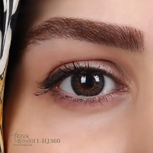 لنز چشم گریس هرا شماره 11 مدل HJ 360 رنگ خاکستری تیره عسلی