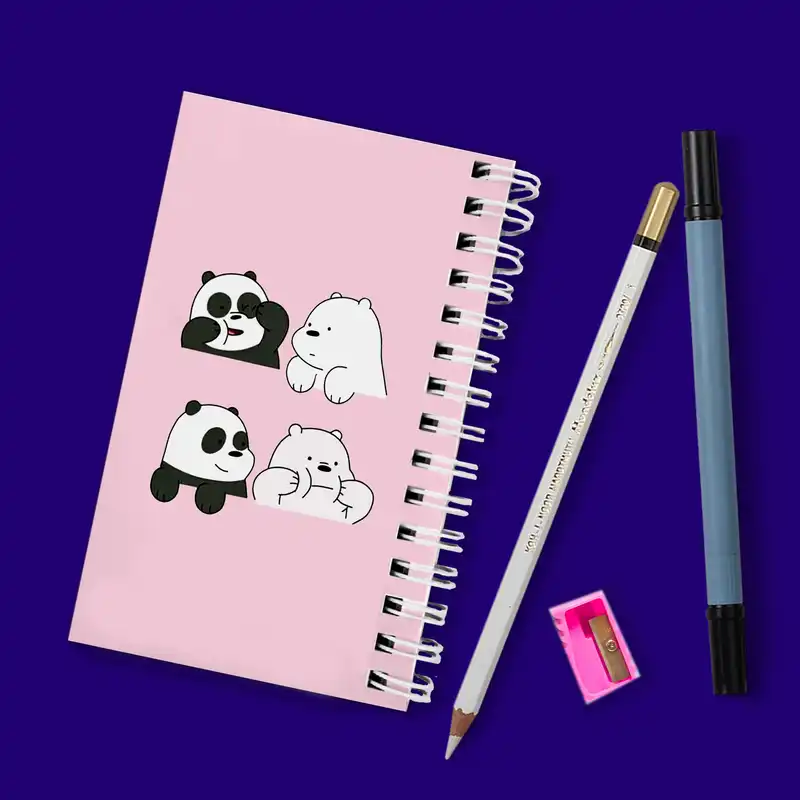 دفترچه یادداشت مدل to do list طرح خرس و پاندا کد 3720670