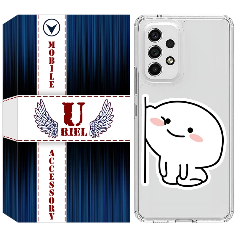 کاور یوریل مدل Clear کد 93 طرح لوس مناسب برای گوشی موبایل سامسونگ Galaxy A23 4G