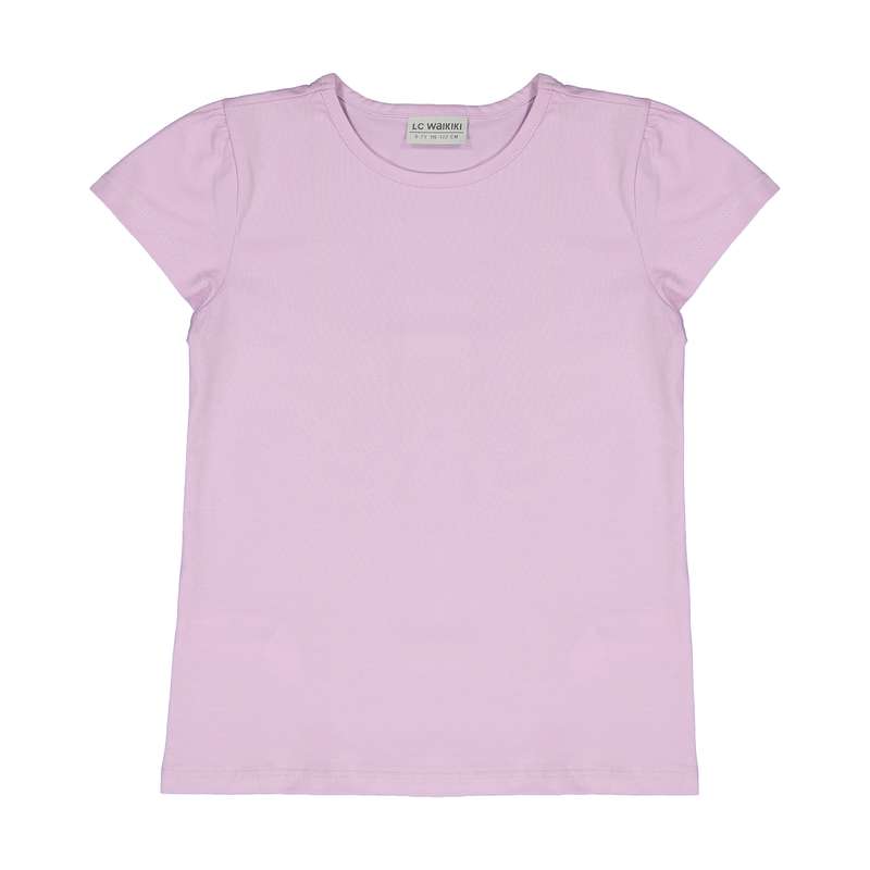 تی شرت دخترانه ال سی وایکیکی مدل 9SU978Z4-FGL-LILAC