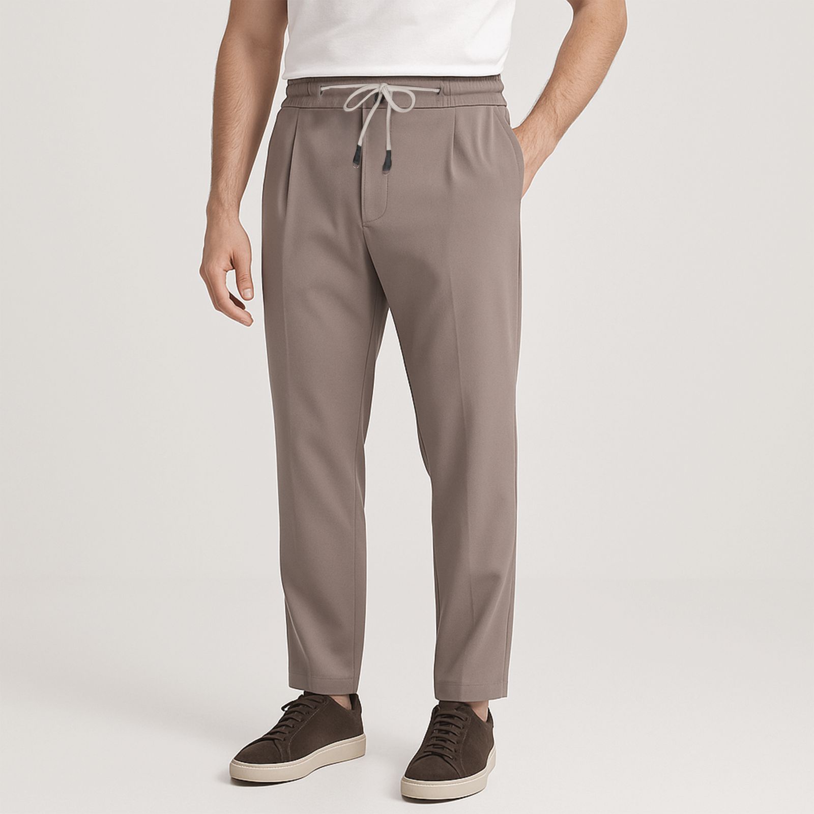 شلوار مردانه زی سا مدل 1001 رنگ طوسی -  - 1