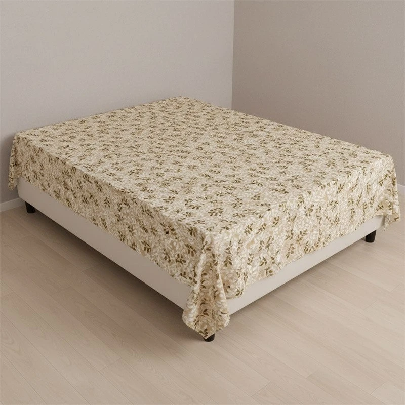 ملحفه نخ پنبه آدنو مدل صبا کد IR215 یک نفره سایز 140x240 سانتی‌متر