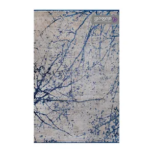 فرش ماشینی1200شانه بهشتی مدل یونیک کد 8526 آبی