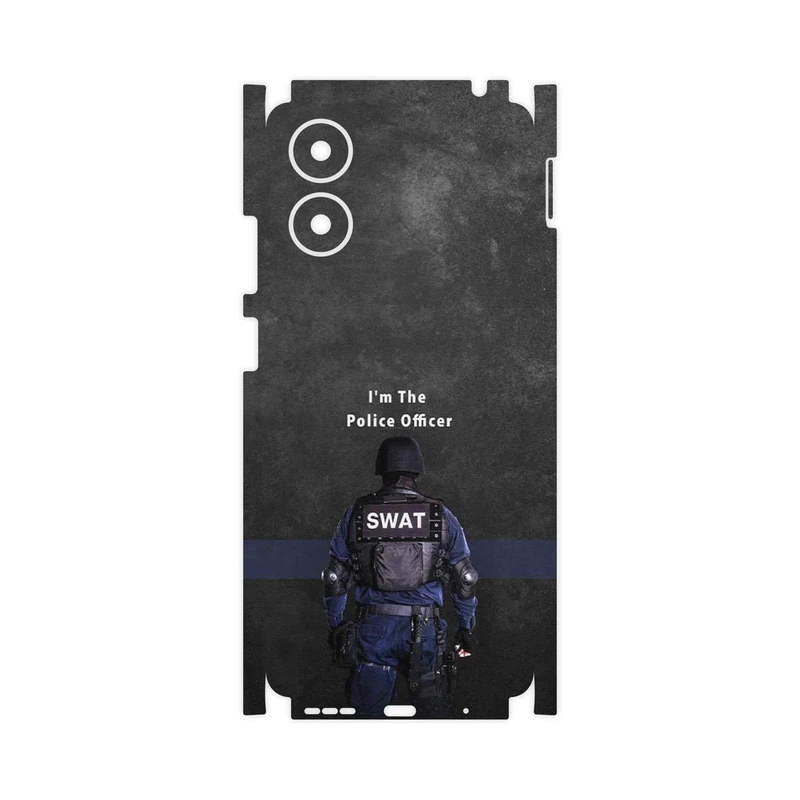 برچسب پوششی ماهوت مدل Police Officer-FullSkin مناسب برای گوشی موبایل موتورولا Moto G04