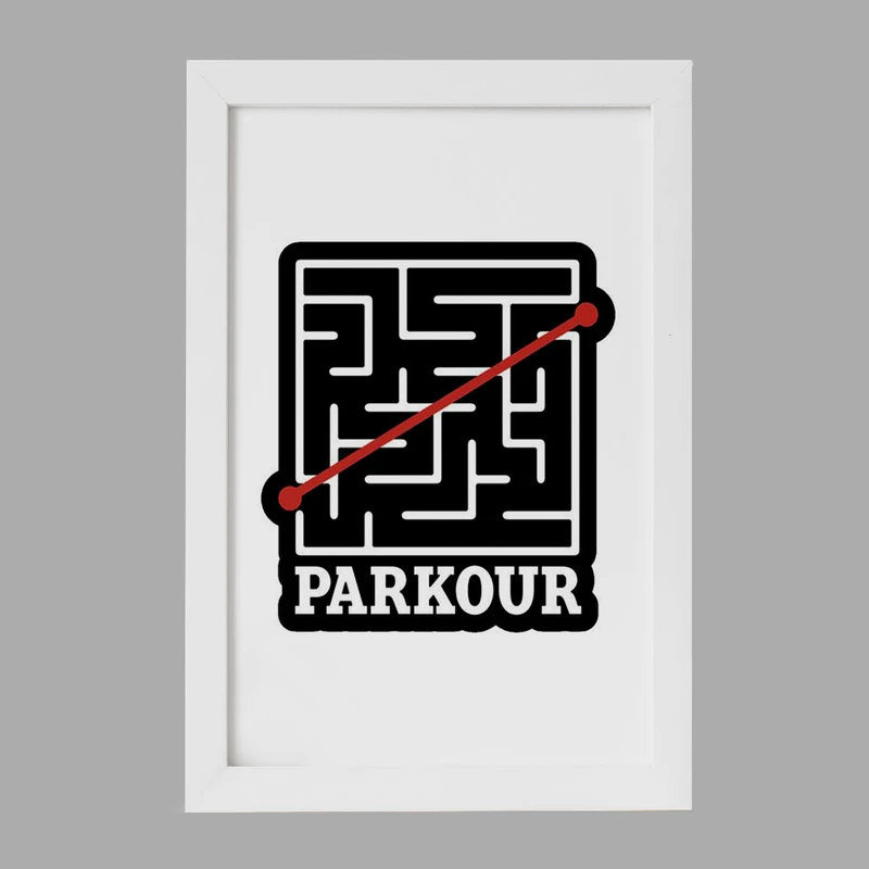 تابلو خندالو مدل پارکور کد 30394