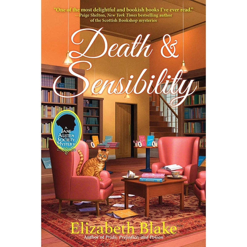 کتاب Death and Sensibility A Jane Austen Society Mystery اثر Elizabeth Blake انتشارات Crooked Lane Books
