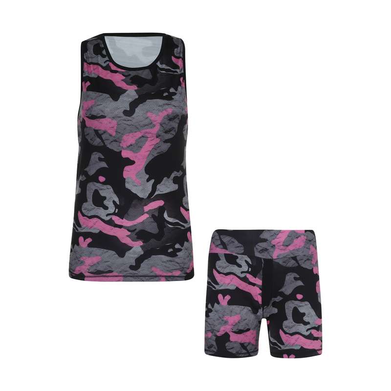 ست تاپ و شلوارک ورزشی زنانه مدل استایل کد Mhr-33