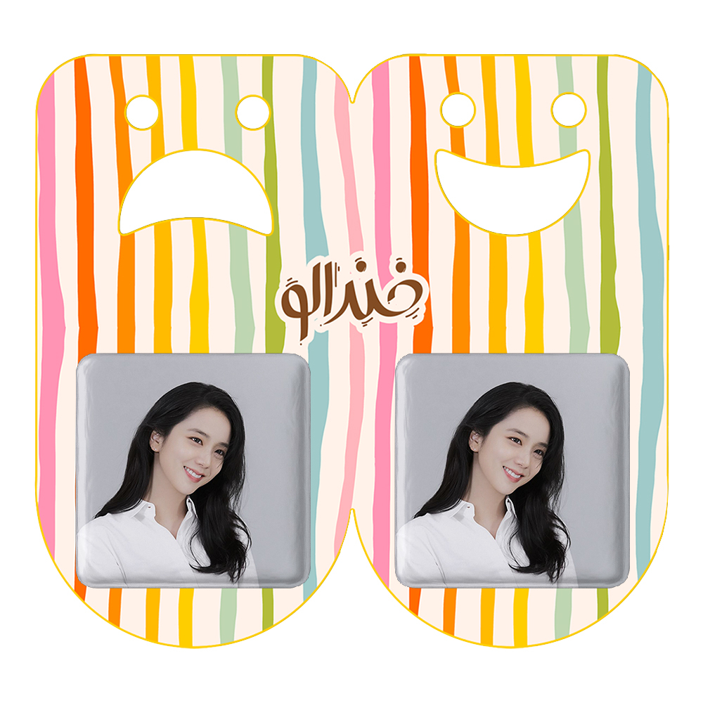 پیکسل خندالو مدل جیسو بلک پینک کد 14169 به همراه مگنت