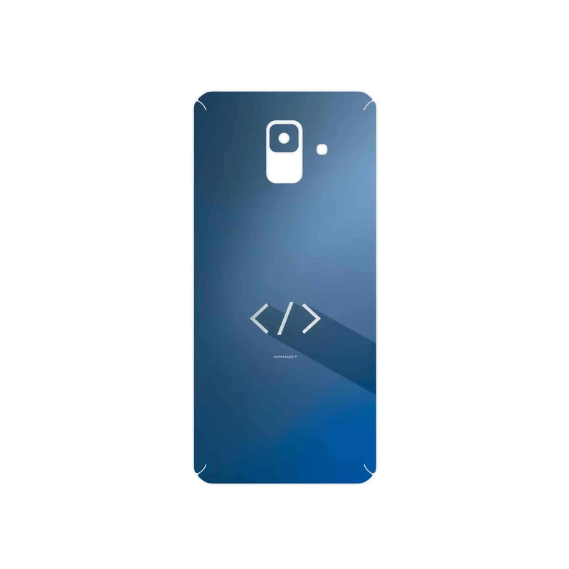 برچسب پوششی ماهوت مدل Minimal Coding icon مناسب برای گوشی موبایل سامسونگ Galaxy A6 2018