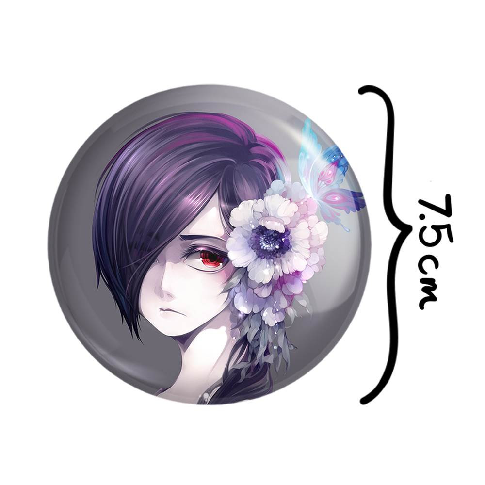 آینه جیبی خندالو مدل توکا کریشیما انیمه توکیو غول Tokyo Ghoul کد 11900 آینه جیبی خندالو مدل توکا کریشیما انیمه توکیو غول Tokyo Ghoul کد 11900
