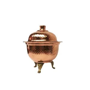 قندان مسی مدل سه پایه