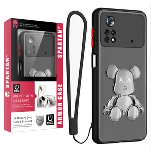 Spartan MBC Teddy Cover For Xiaomi Poco M4 Pro 4G With Strap