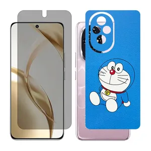 Glass Together model Privacy screen protector suitable for Honor 200 mobile phone with back cover sticker