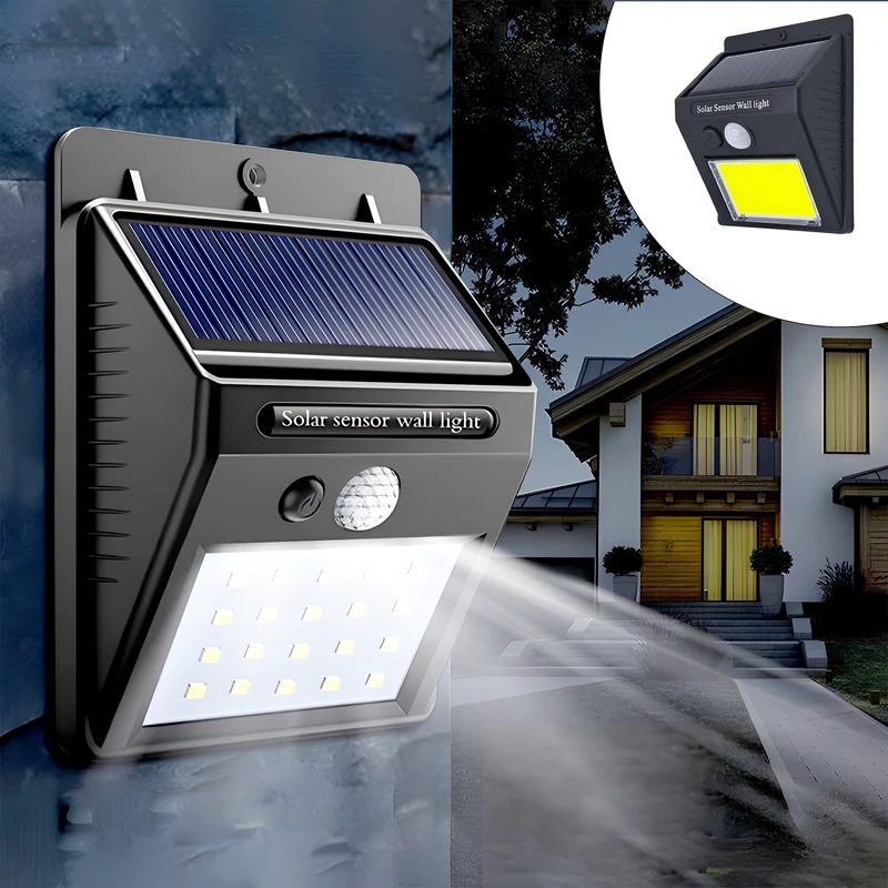 لامپ خورشیدی مدل Solar Sensor Wall Light کد 30Lamp