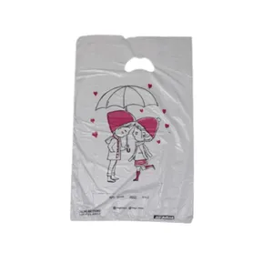 کیسه خرید مدل چاپی عروسکی دسته موزی 37×25 بسته 100 عددی